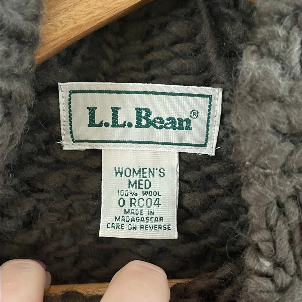 L.L. Bean Women's Wool Sweater - Brown - Picture 3 of 7